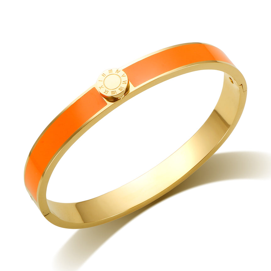 Tangerine Gold Bangle Bracelet